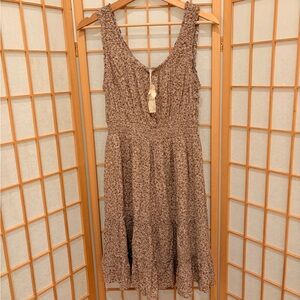 NWT Hem & Thread Floral Smock Dress